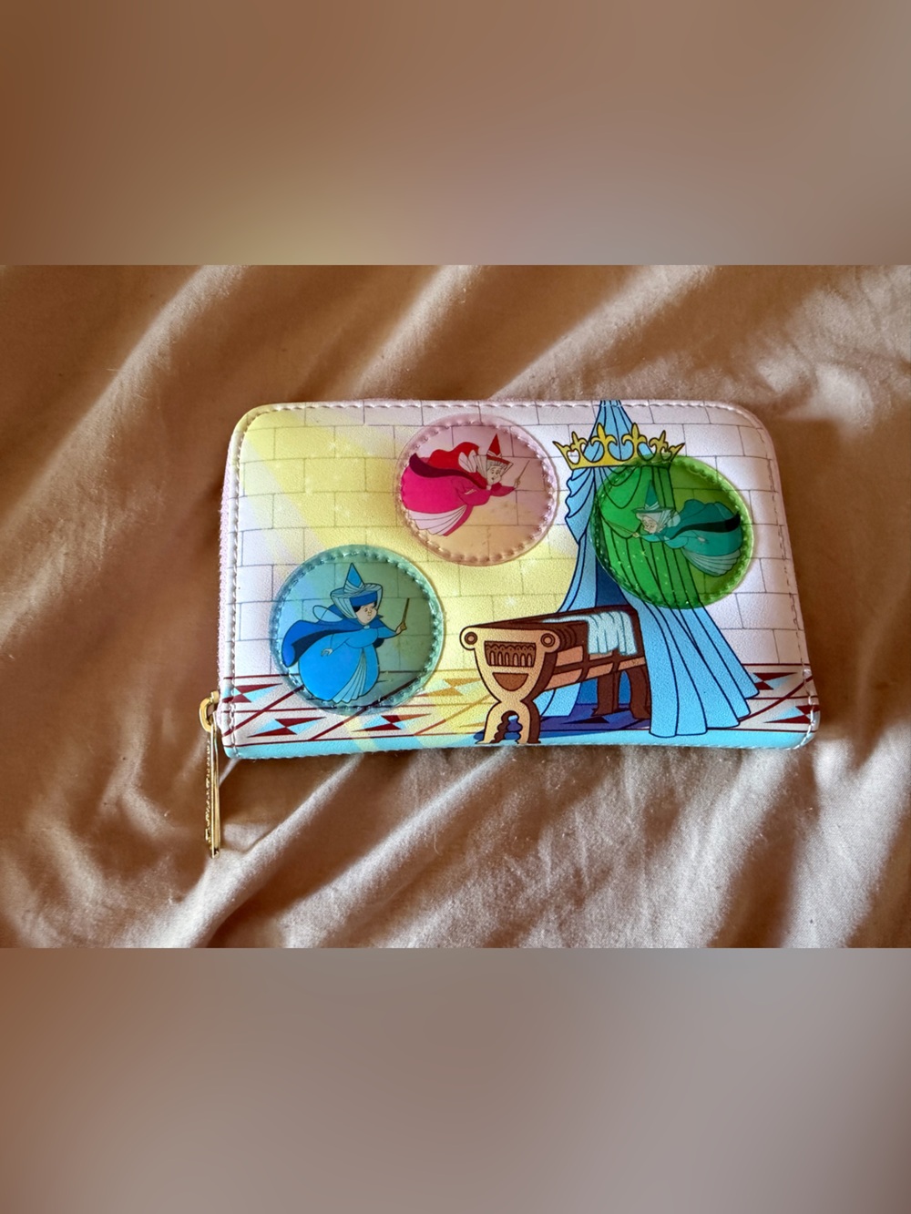 Loungefly Disney Sleeping Beauty Princess Zip Wallet - Multi Color